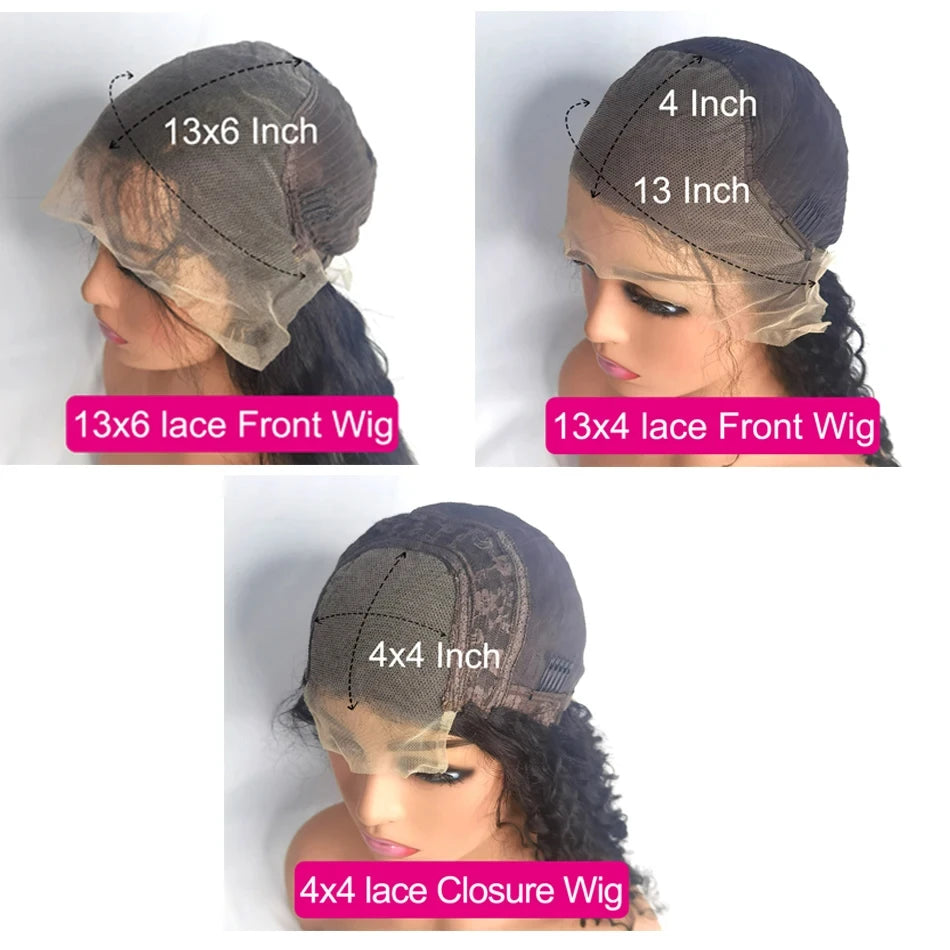 99J Burgundy Transparent Hd lace front wig human hair 13x6 human hair 100% 13X4 Curly Deep Wave 40 inch Brazilian wig for women