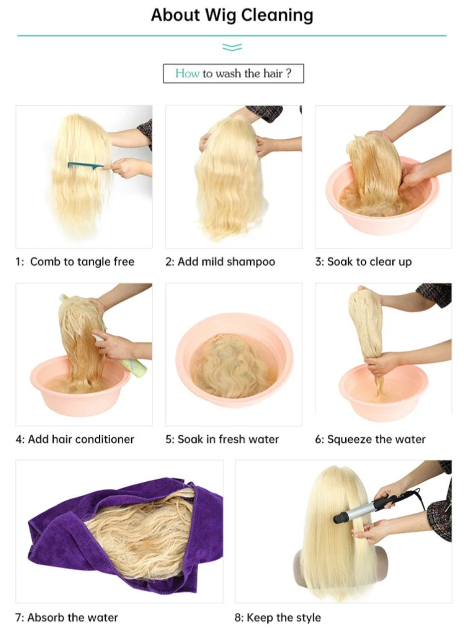 Short Bone Straight Pink Lace Front Wig Transparent 13x6 Brazilian 313 Blonde Lace Frontal Wigs for Women