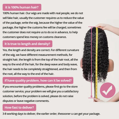 Straight Glueless 13x4 Lace Front Wigs Pre Cut Lace Human Hair Wigs Ready To Wear 7x5 Preplucked Hairline 250 Density For Women
